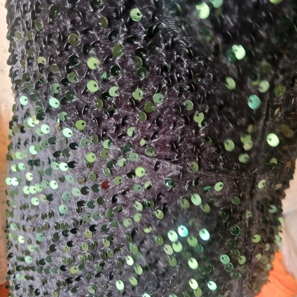 Vintage MISS ORD Pageant Gown M Sequins - Picture 6 of 6